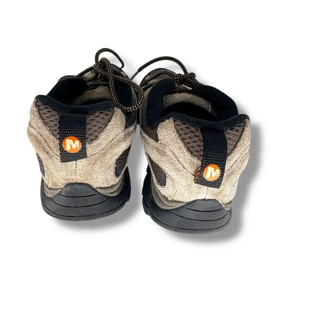Merrell Moab 2 Ventilator Hiking Shoes Men's 9.5 Walnut Brown Vibram Sole Trail